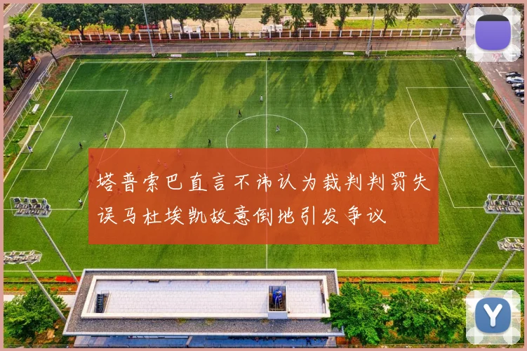 塔普索巴直言不讳认为裁判判罚失误马杜埃凯故意倒地引发争议